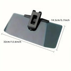 Sun Visor Extender with Anti-Glare Shield and Adjustable 180° Mount, Clip Strap Fit All Vera Mart