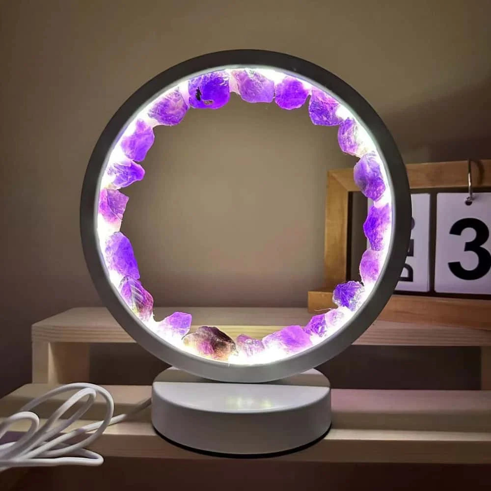 Stone Column Night Lamp with Ambient Glow and Port Power All Vera Mart