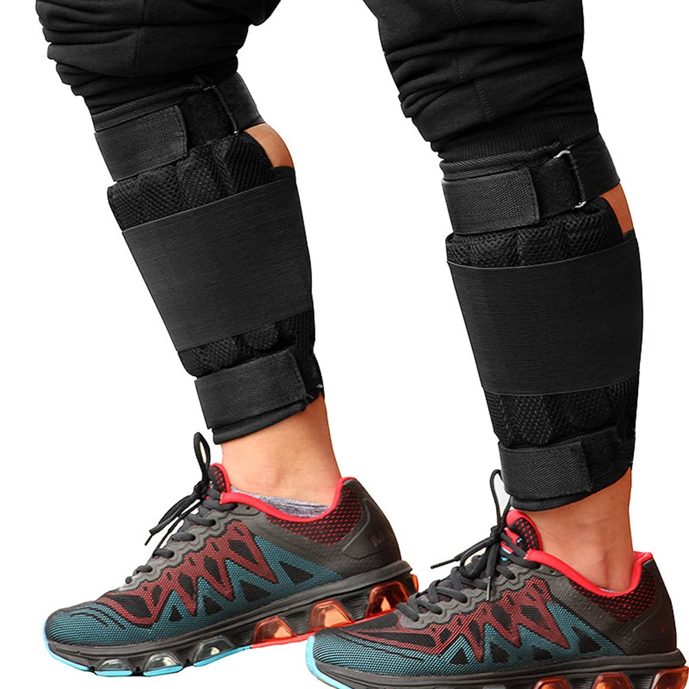 Adjustable Ankle Weights with Removable Inserts and Adhesive Strap, 35.2 lbs Max All Vera Mart
