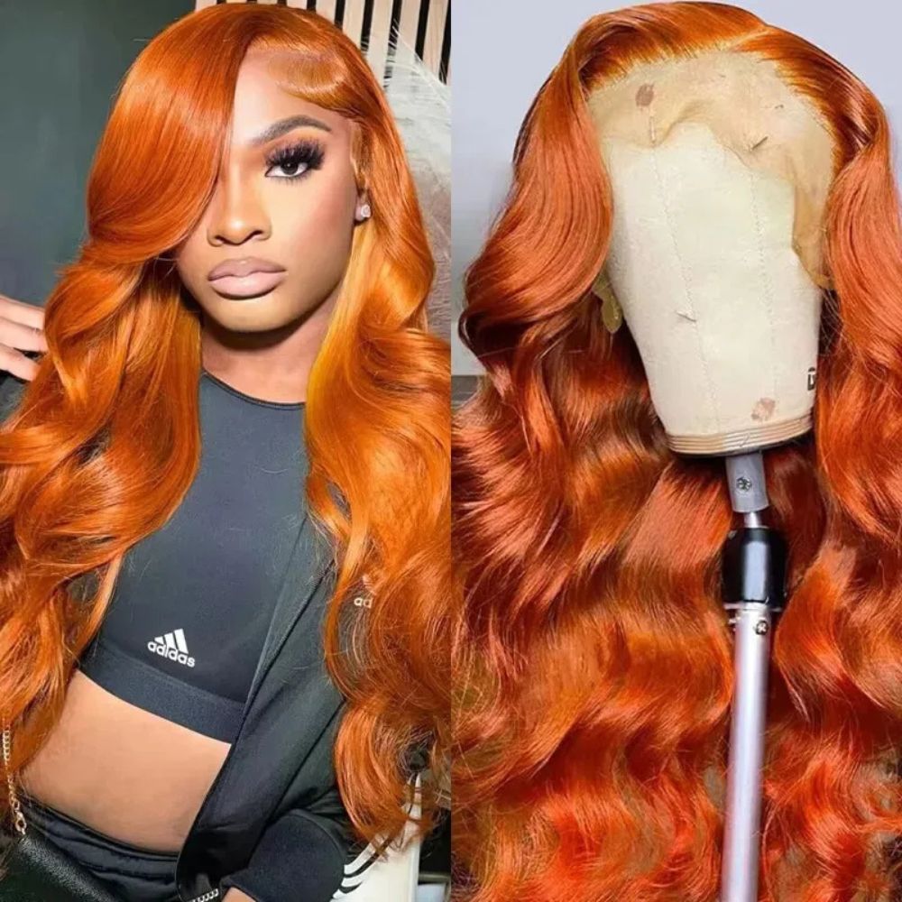 Ginger Body Wave Lace Front Wig with Pre Plucked Hairline and Adjustable Straps All Vera Mart