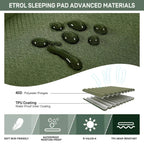 Inflatable Mattress with Built-In Foot Pump and Coupling Buttons for Camping All Vera Mart