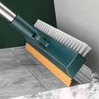 Extended Handle Floor Brush with Rotating Head and Built-In Scraper All Vera Mart