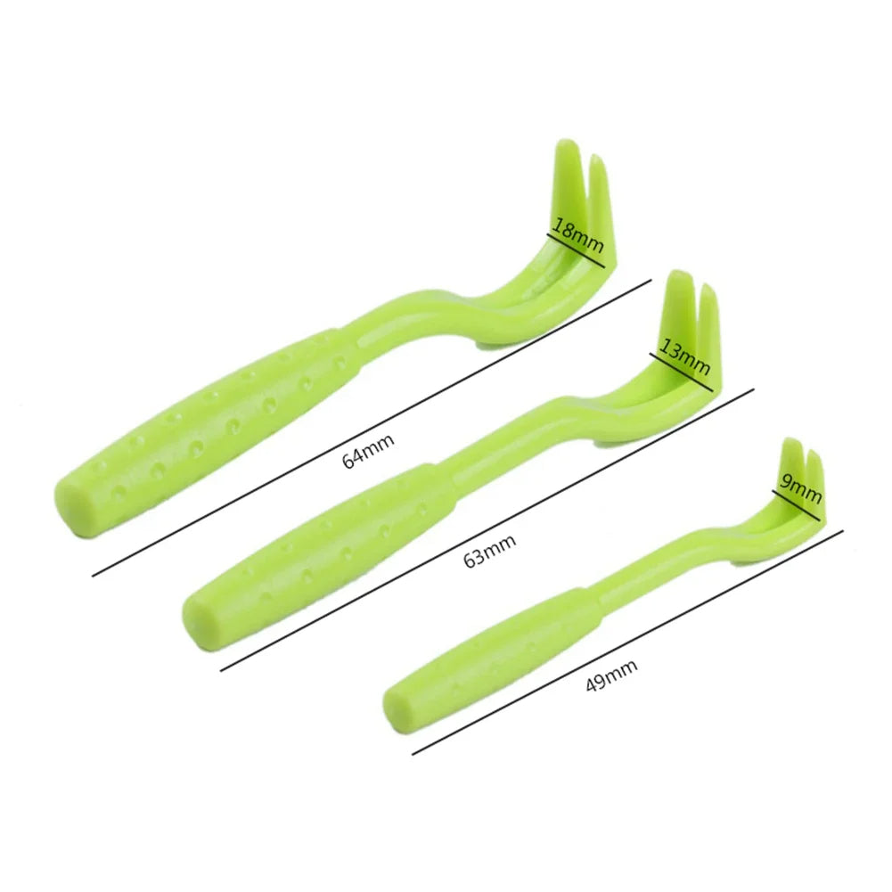 Plastic Tick Removal Tool Set with Three Clip Sizes for Pets and People All Vera Mart
