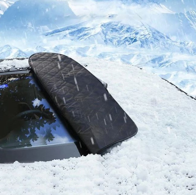 Windscreen Cover with Magnetic Edges and Reflective Mirror Flaps All Vera Mart