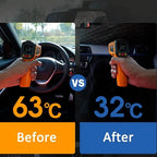 55in x 31in 2026 Heat Reflective Front Window Automotive Glass Sunshade - Blocks 99% Heat, Universal Fit for Cars & SUVs, Vehicle Accessories, Summer Car Visor Accessory Car Privacy Curtain allveramart