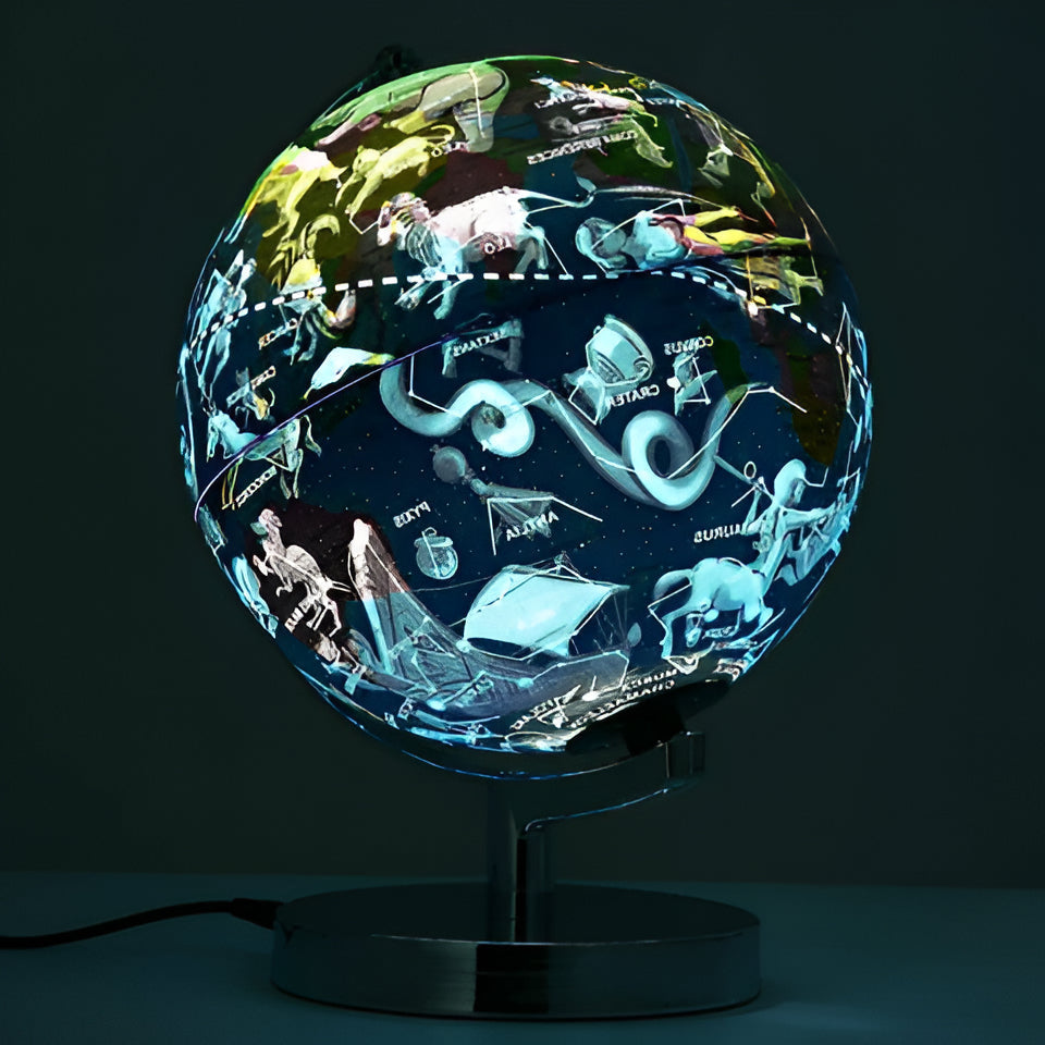 Floating Constellation Globe with Electromagnetic Levitation and LED Lights All Vera Mart