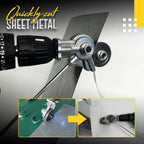 Metal Sheet Cutter Attachment with Safety Guard for Electric Drills, 3mm Capacity All Vera Mart