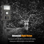 Motion Activated Trail Camera with 16MP Photos and 1080P Video, 0.6 Second Trigger All Vera Mart