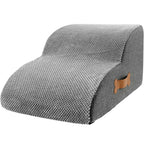 Pet Ramp Stairs with High Density Foam and Velvet Surface for Beds All Vera Mart