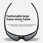 Photochromic Sports Sunglasses with UV Protection and Gray Tint, Unisex All Vera Mart
