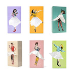 Tissue Box Cover with Moving Skirt and Weighted Base, Fits Standard Rectangular Boxes All Vera Mart