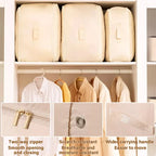 Compression Storage Bag with Built-In Zipper and Reinforced Handles for Bulky Textiles All Vera Mart