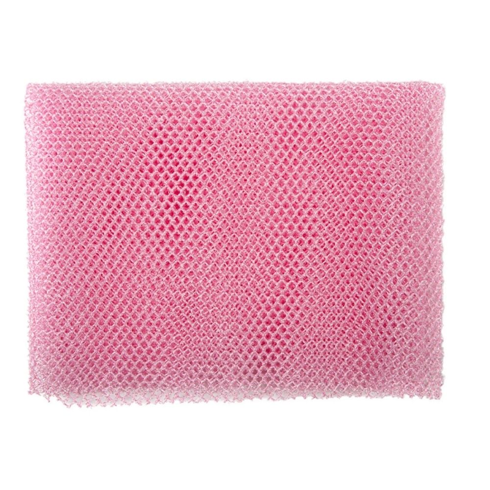 Nylon Exfoliating Body Scrubber with 25.6 Inch Stretch Length and Open Weave Design All Vera Mart