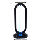Multi Surface UV Lamp Bulb with a 3 Mode Timer and Remote Control, 38 Watts and 110 Volts