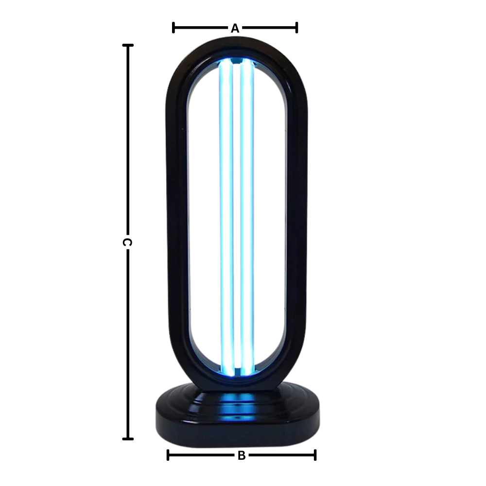 Multi Surface UV Lamp Bulb with a 3 Mode Timer and Remote Control, 38 Watts and 110 Volts