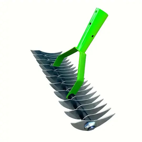 Long Reach Thatch Rake for Dethatching Dead Grass Allvera-mart
