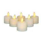 Flameless LED Candles with Remote and Timer, Pack of 6 Warm White Flicker All Vera Mart