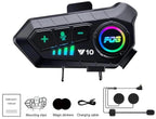 Motorcycle Helmet Headset with Dual Device Pairing and Voice Command All Vera Mart