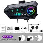 Motorcycle Helmet Headset with Dual Device Pairing and Voice Command All Vera Mart
