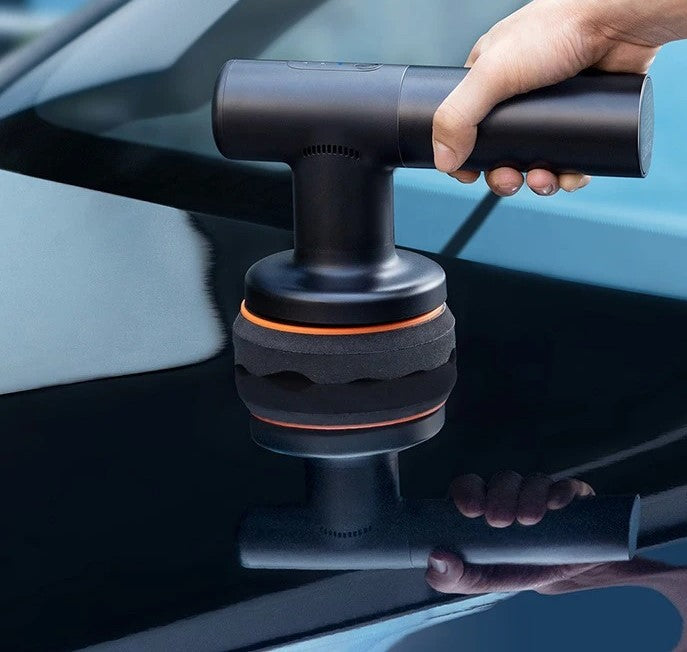 Dual Action Polisher with 4000mAh Battery and Three Interchangeable Pads for Cars All Vera Mart