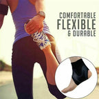 Ankle Support Sleeve with Adjustable Compression Straps and Neoprene All Vera Mart