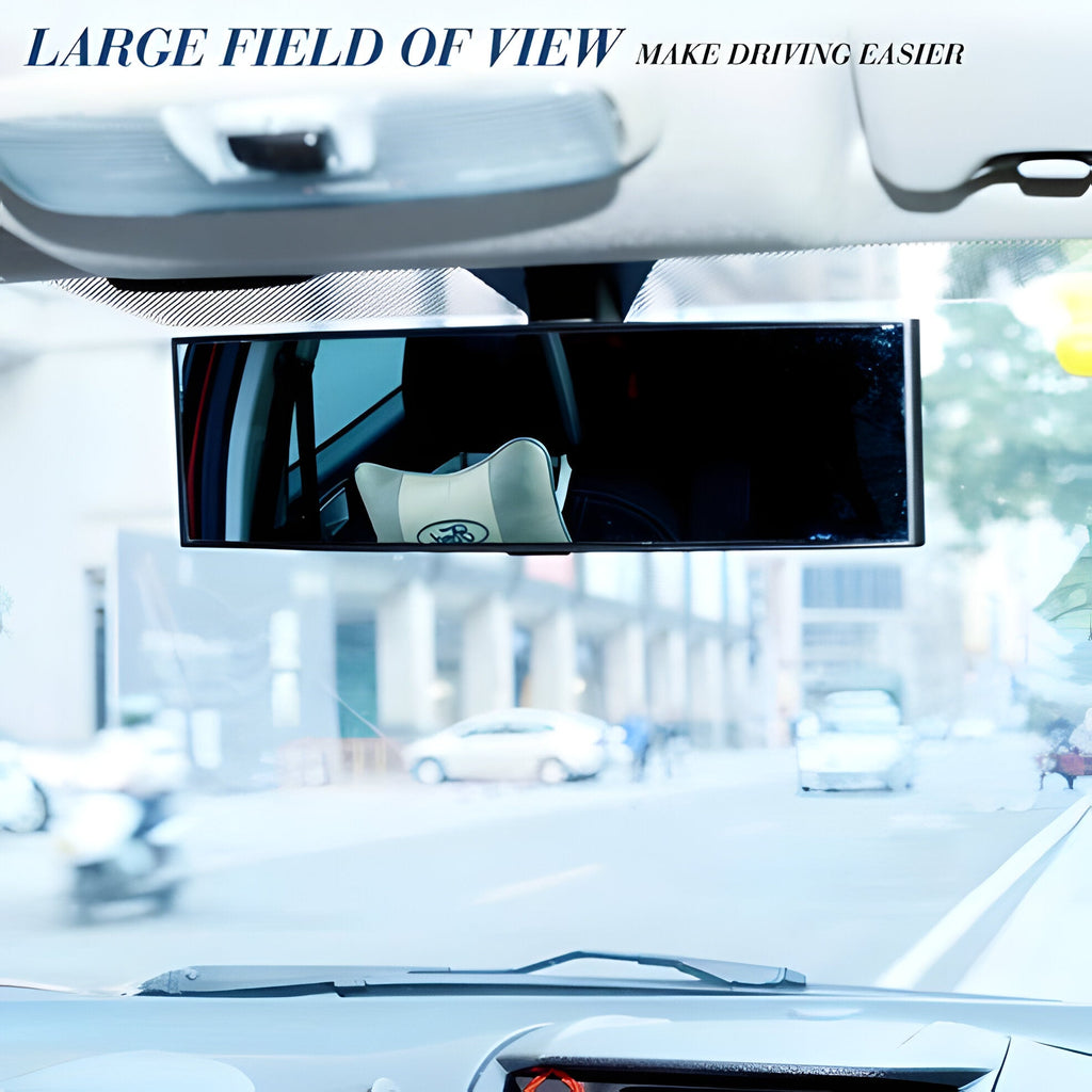 Convex Rearview Mirror with Clip On Rubber Clamps and Wide Angle View All Vera Mart