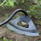 Steel Garden Hoe with Non-Slip Handle and Sharp Cutting Blade All Vera Mart