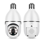Smart Light Bulb Security Camera with 355-Degree Rotation and Night Vision All Vera Mart