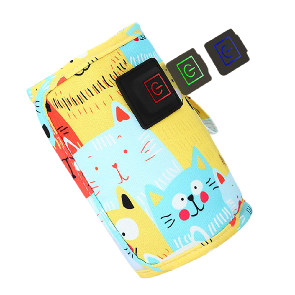 Bottle Warmer with USB Power and Adjustable Heat Control for On-the-Go Feeding All Vera Mart