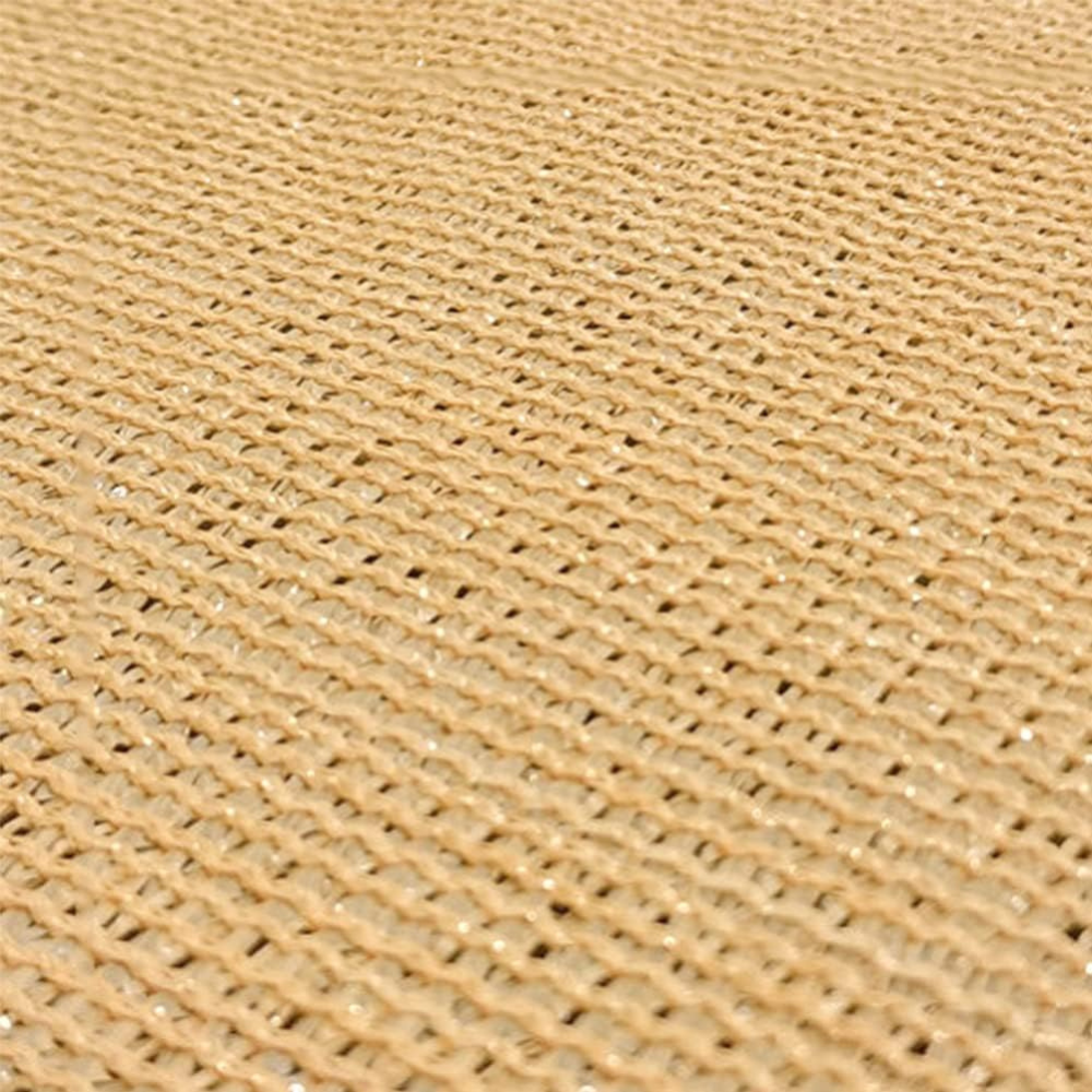 UV Blocking Patio Shade Sail with Breathable Mesh Weave and Metal Grommets All Vera Mart