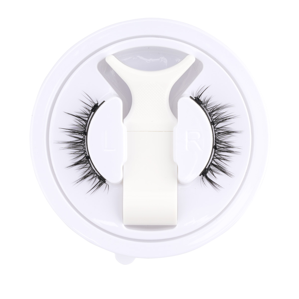 Magnetic Eyelashes with 3D Fiber Construction and Precision Tweezers, Reusable All Vera Mart