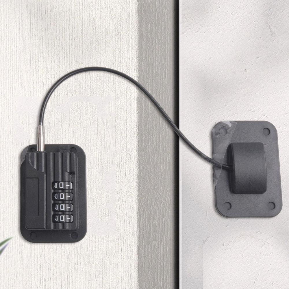 Password Protected Refrigerator Lock with Adjustable Strap and Adhesive Installation All Vera Mart