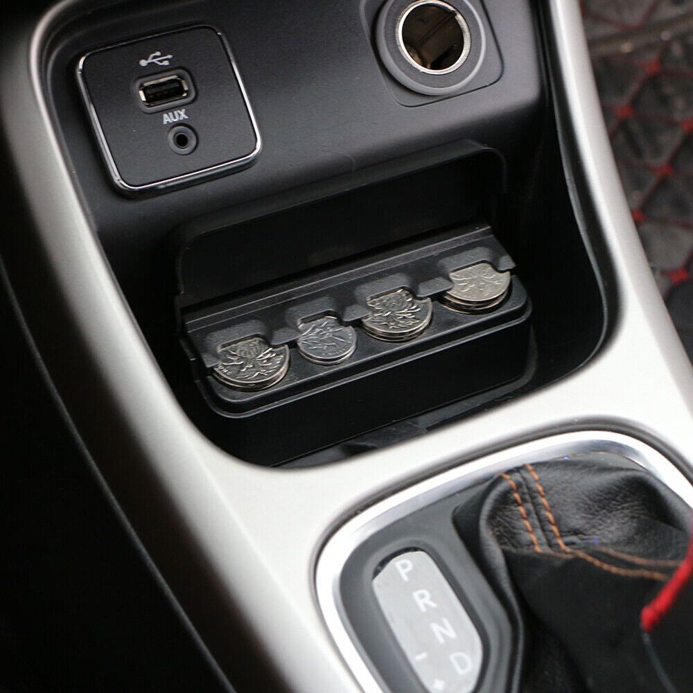 Coin Organizer Case with Snap Closure and Compartments for Vehicles All Vera Mart