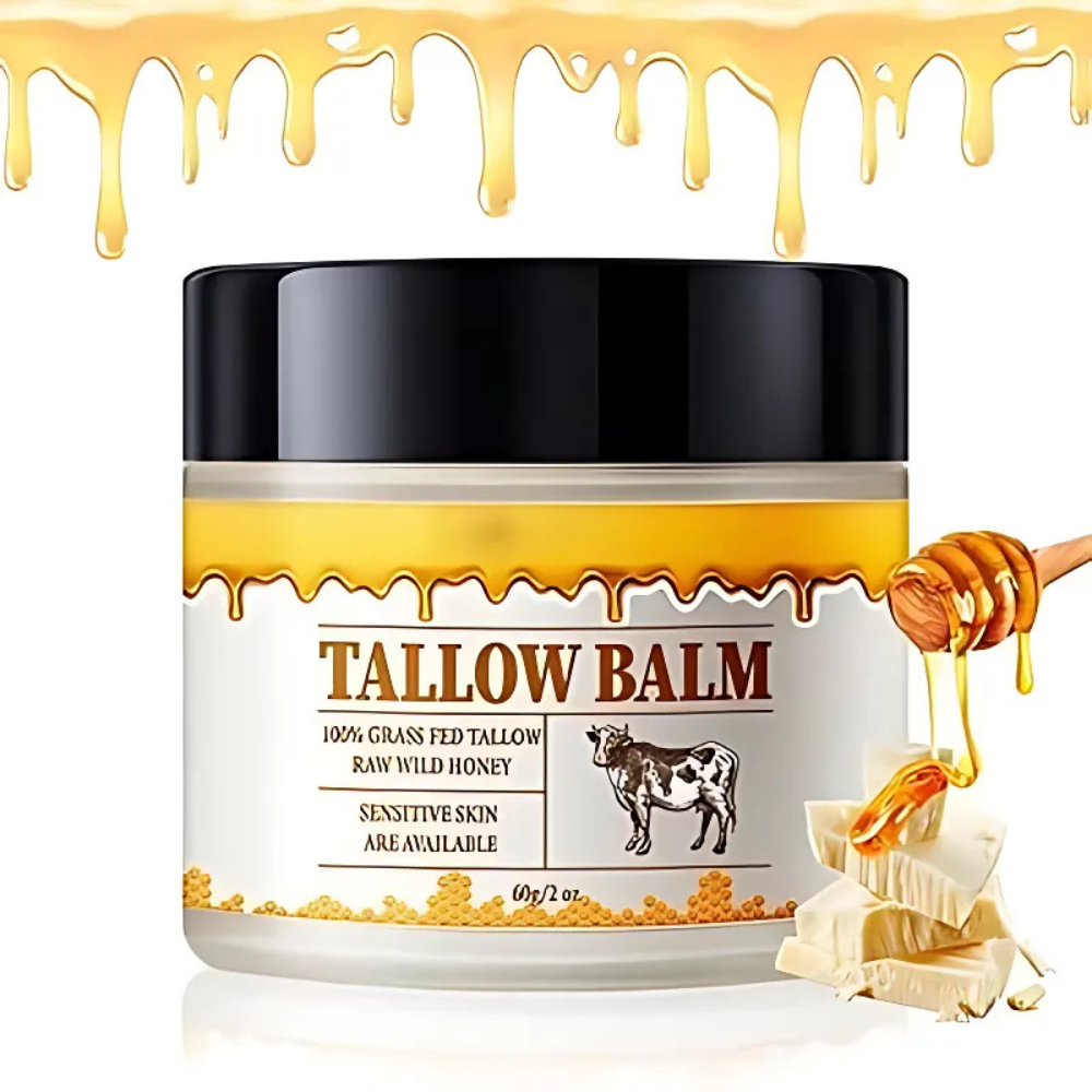 Tallow and Honey Balm with Vitamins A, D, E, K for Face and Body All Vera Mart