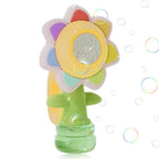 Automatic Bubble Machine with Rotating Flower Head and 7-Color LED Lights All Vera Mart