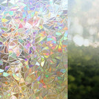 Static Cling Rainbow Window Film with UV Ray Blocking and Heat Control All Vera Mart