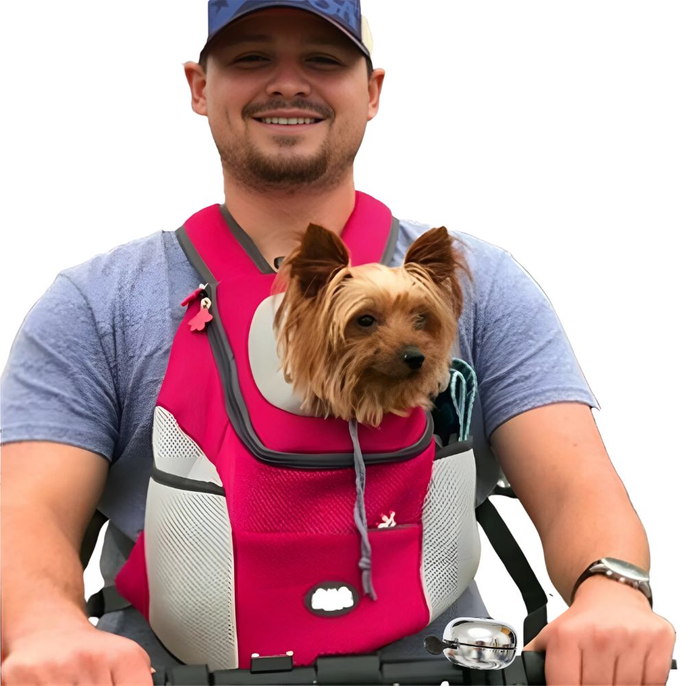 Pet Carrier Backpack with Mesh Ventilation and Safety Leash Hook for Small Dogs All Vera Mart