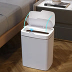 Motion Sensor Trash Can with Automatic Lid and Bagging System, IPX5 Waterproof All Vera Mart