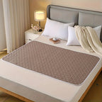 Absorbent Bed Protector Pad with Waterproof Barrier and Nonslip Backing All Vera Mart