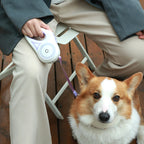 Retractable Dog Leash with Built-In LED Light and Auto-Brake, 118 Inch All Vera Mart