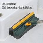 Extended Handle Floor Brush with Rotating Head and Built-In Scraper All Vera Mart