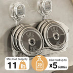 Shower Bottle Organizer with Suction Cup Wall Mount and 11-Pound Capacity All Vera Mart