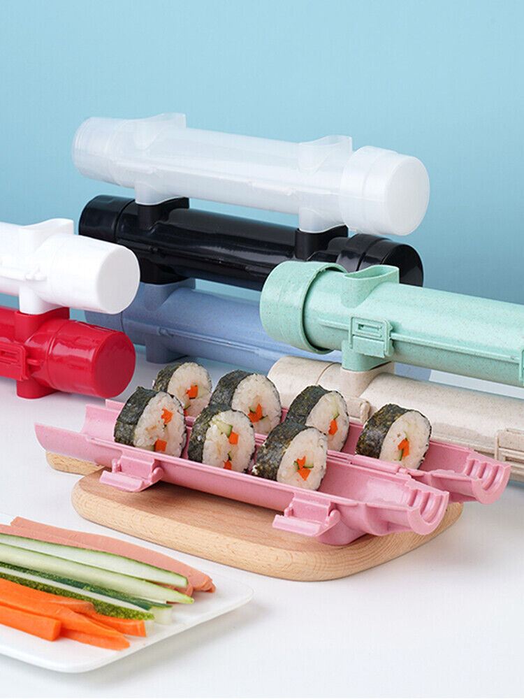 Sushi Roll Maker with Plunger Release System and Two-Piece Design All Vera Mart
