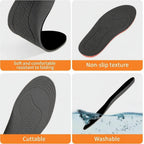 Rechargeable Heated Insoles with Dual Zone System and USB Charging for US 4-12 All Vera Mart