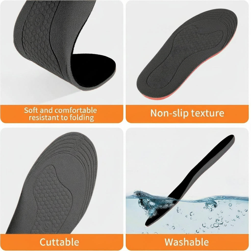 Rechargeable Heated Insoles with Dual Zone System and USB Charging for US 4-12 All Vera Mart