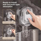 Shower Bottle Organizer with Suction Cup Wall Mount and 11-Pound Capacity All Vera Mart