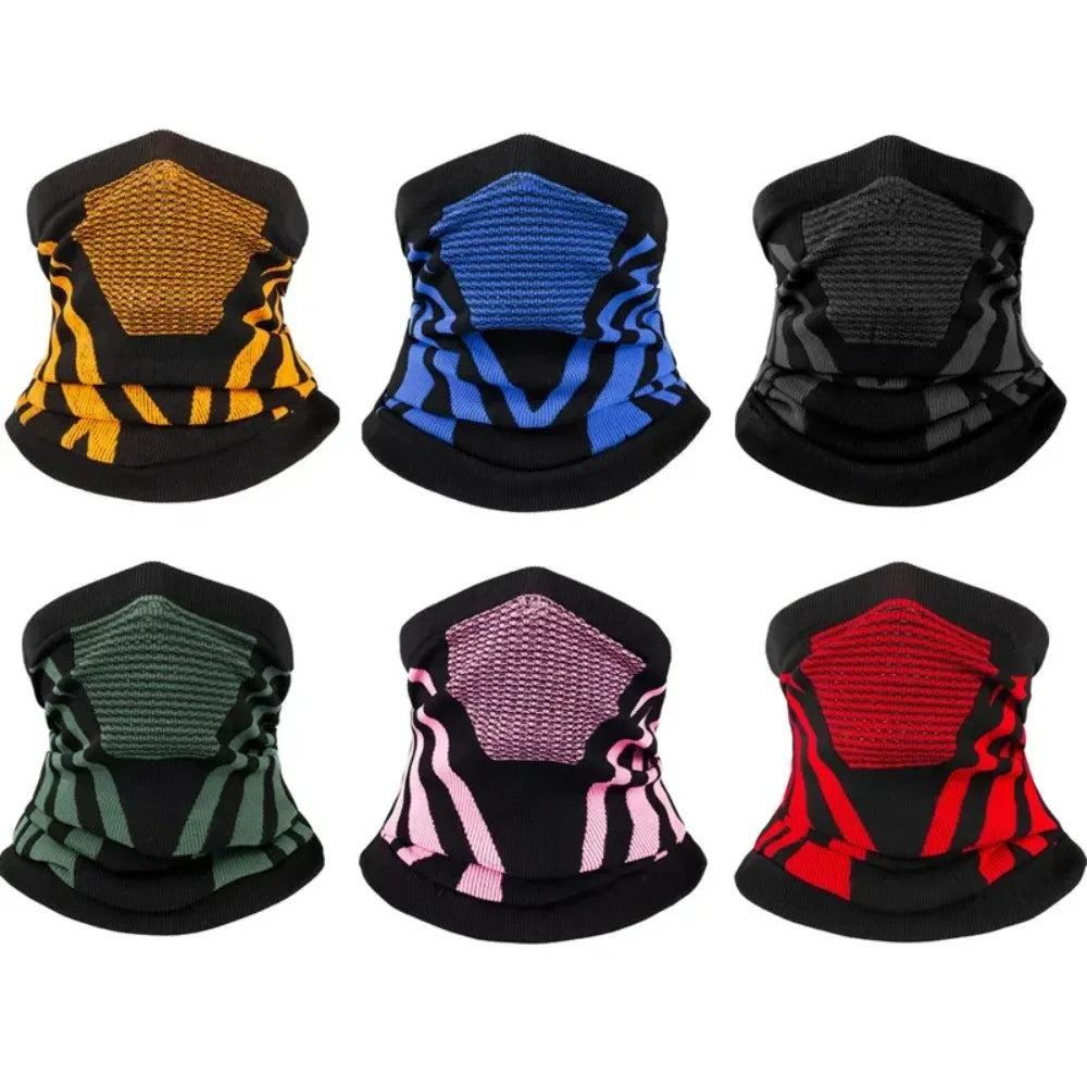 Thermal Neck Gaiter with Inverted Triangle Breathing Zone and Dual Layer All Vera Mart