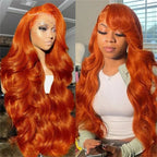 Ginger Body Wave Lace Front Wig with Pre Plucked Hairline and Adjustable Straps All Vera Mart