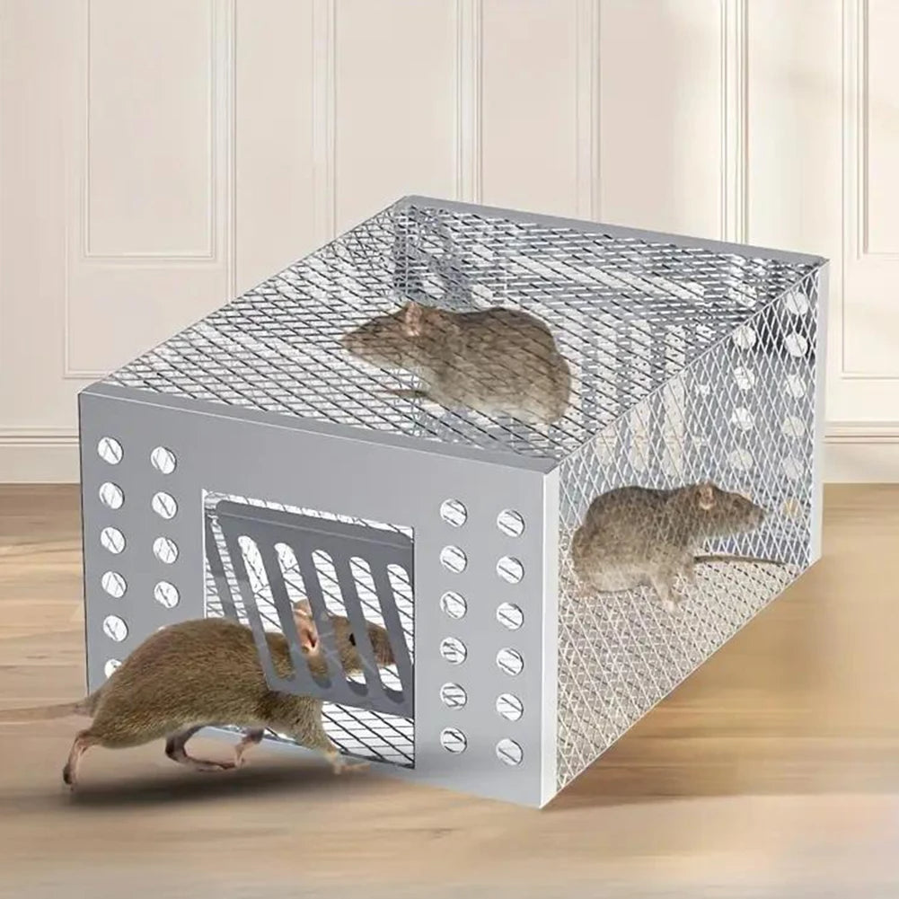 Reusable Mouse Trap Cage with Sliding Door and One Way Entry System All Vera Mart