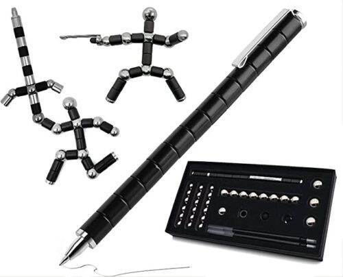 Magnetic Pen with 12 Detachable Balls and Touchscreen Stylus Tip All Vera Mart